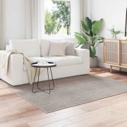 vidaXL Områdesmattor LUGO Kräm och Taupe 200 x 200 cm Polyester