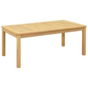 vidaXL Kaffeebord Ljus akacia 110 x 60 x 45 cm Massivt Akaciaträ