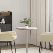 vidaXL Svävande vägghylla grå högglans 80x23,5x3,8 cm MDF