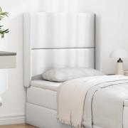 vidaXL Sänggavel Öra Vit 80 x 16 x 4 cm PVC