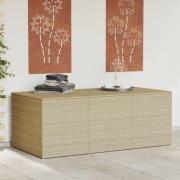 vidaXL Dynbox blandad beige 984L konstrotting