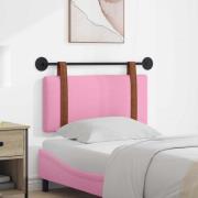 vidaXL Hängande Huvudgavel Väggmonterad Rosa 100 x 55 x 5 cm Antik PU