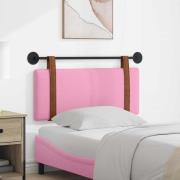 vidaXL Hängande Huvudgavel Väggmonterad Rosa 110 x 55 x 5 cm Antik PU