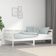 vidaXL Dagbädd vit massiv furu 90x190 cm