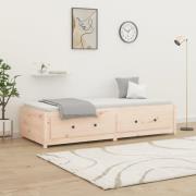 vidaXL Dagbädd utan madrass 80x200 cm massiv furu
