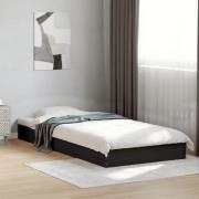 VidaXL Sängram svart 75x190 cm konstruerat trä