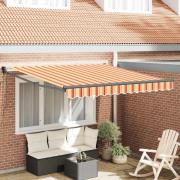vidaXL Markis Gul och Orange 350 x 250 x 165 cm Polyester