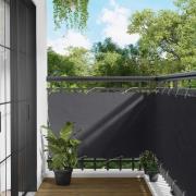 vidaXL Balkong Skärm Antracit 100 x 500 cm Oxford Tyg