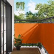 vidaXL Balkong Skärm Orange 110 x 600 cm Oxford Tyg