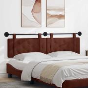 vidaXL Hängande Huvudgavel Skinande Brun 190 x 55 x 5 cm Antik PU
