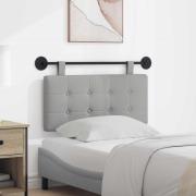 vidaXL Hängande Huvudgavel Väggmonterad Moln Grå 100 x 55 x 5 cm tyg