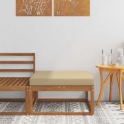 vidaXL Utomhuspall Naturfärg