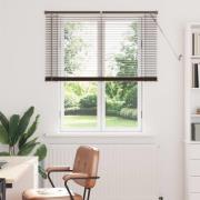 vidaXL Persienn Mörkbrun med Mönster 150 x 110 cm PVC
