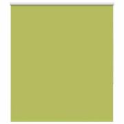 vidaXL Rullgardin mörkläggning blad grön 130x130 cm tyg bredd 126,6 cm