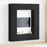 vidaXL TV-bänkset 8 pcs Svart 80 x 30 x 30 cm Konstruerat trä