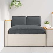 vidaXL Kuddsats 3 pcs Antracit Oxford Tyg