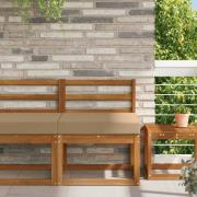 vidaXL Utomhus Soffa Kudde Taupe 60 x 60 x 8 cm Polyester