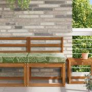 vidaXL Utomhus Soffa Kudde Bladdesign 60 x 60 x 8 cm Polyester