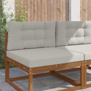 vidaXL Utomhus Soffa Kudde 2 pcs Grå Polyester