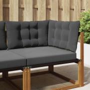 vidaXL Utomhus Soffa Kudde 3 pcs Antracit Polyester