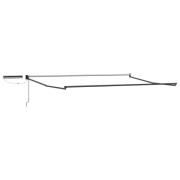 vidaXL Elektrisk utdragbar markisram Antracit 5 x 3 m Stål