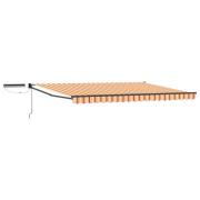 vidaXL Elektrisk Retraktabel Markis Flerfärgsdesign 4 x 2 m