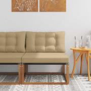 vidaXL Sektionell Soffa Enheter Massivt Akaciaträ Naturfärg