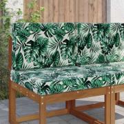 vidaXL Utomhus Soffa Kudde 2 pcs Bladmönster Polyester