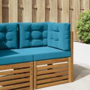 vidaXL Utomhus Soffa Kudde 3 pcs Kungsblå Polyester