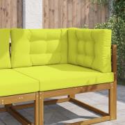 vidaXL Utomhus Soffa Kudde 3 pcs Grön Polyester