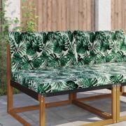 vidaXL Utomhus Soffa Kudde 2 pcs Bladmönster Polyester