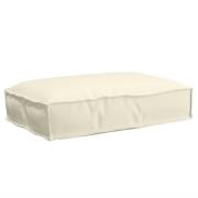 vidaXL Kudde Kräm 60 x 40 x 8 cm Oxford Tyg