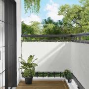 vidaXL Balkong Skärm Vit 100 x 600 cm Oxford Tyg