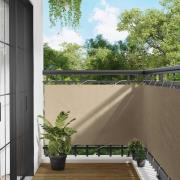 vidaXL Balkong Skärm 90 x 200 cm PU-belagt oxford alu