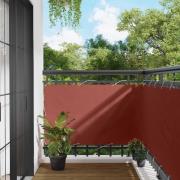 vidaXL Balkong Skärm Terracotta 100 x 500 cm Oxford Tyg