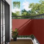 vidaXL Balkong Skärm Terracotta 110 x 400 cm Oxford Tyg