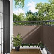 vidaXL Balkong Skärm Taupe 100 x 600 cm Oxford Tyg