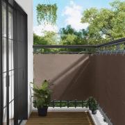 vidaXL Balkong Skärm Taupe 110 x 800 cm Oxford Tyg
