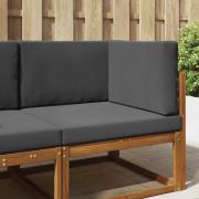 vidaXL Utomhus Soffa Kudde 3 pcs Antracit Polyester