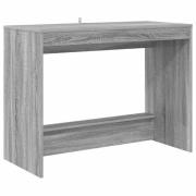 vidaXL Skrivbord för säng Grå Sonoma 100 x 45 x 75 cm Konstruerat trä