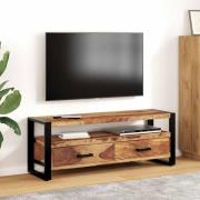 vidaXL Tv-bänk 120x35x45 cm massivt sheshamträ