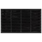 vidaXL Dörrmatta rektangulär 45x75 cm gummi och kokos