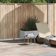 vidaXL Soffbord för trädgården rektangulärt beige 40x40x37 cm