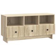 vidaXL TV-skåp med låda Sonoma-ek 102 x 34,5 x 50 cm Konstruerat trä