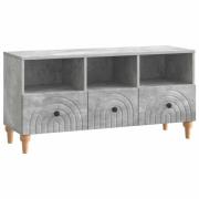 vidaXL TV-skåp BetongGrå 102 x 34,5 x 50 cm Konstruerat trä