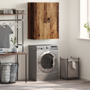 vidaXL Väggskåp Gammalt trä 69,5 x 34 x 90 cm Konstruerat trä