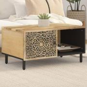 vidaXL Soffbord 80x50x40 cm massivt mangoträ