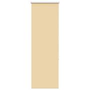 vidaXL Rullgardin mörkläggningsbar beige 55x130 cm tyg bredd 50,7 cm