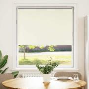 vidaXL Rullgardin mörkläggning naturvit 100x130 cm tyg bredd 95,7 cm