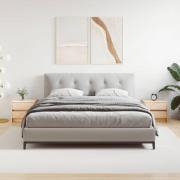 vidaXL Sängbord 2 st 40x31x35,5 cm massiv furu